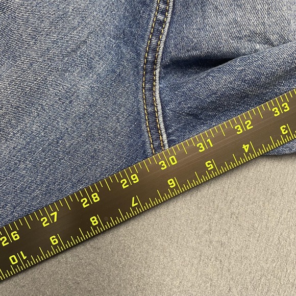 Levis 541 Jeans Mens 34x30 Blue Denim Athletic Taper Stretch Medium Wash - Picture 12 of 15